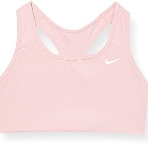 Nike Women's Medium Support Non Padded Sports Bra (Small, Pink Glaze)