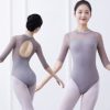 Women's Ballet-Dance-Leotards 1/2 Sleeve Dance Bodysuit for Gymnastics, Aerial Yoga, Performances - Image 7