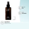 e.l.f. Makeup Mist & Set - Large Lightweight, Long Lasting, All-Day Wear Revitalizes, Refreshes, Hydrates, Soothes Infused with Aloe, Green Tea and Cucumber 4.1 Fl Oz - Image 5