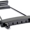 Artibetter 6 String Guitar Trapeze Tailpiece Bridge Archtop Jazz Guitar Replacement Parts - Black - Image 3