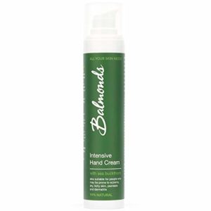 Balmonds - Intensive Hand Cream - 1.8oz. (50ml) - 100% Natural Hand Lotion For Dry Hands - Fragrance Free - Vegan & Cruelty Free - All Skin Types
