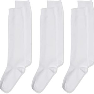 Jefferies Socks Girls' School Uniform Knee-High Sock, Pack of Three