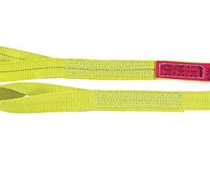 Lift All EE1602DTX5 Polyester Web Sling, 1-ply, Eye and Eye, Twisted Eye, 2" Width x 5' Length