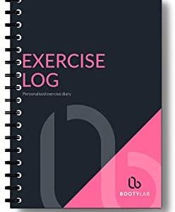 Fitness Journal & Workout Log Book - Premium Daily Exercise Planner (Pink)