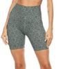 PERSIT Women's High Waist Print Workout Yoga Shorts with 2 Hidden Pockets, Non See-Through Tummy Control Athletic Shorts - Image 6
