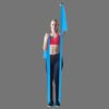 A AZURELIFE Resistance Bands, Professional Non-Latex Elastic Exercise Bands, 5 ft. Long Stretch Bands for PT, Yoga, Pilates, Rehab, at-Home or The Gym Workouts - Image 8