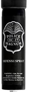 POLICE MAGNUM Pepper Spray Self Defense Safety- 3/4oz Twist Lock Keyring