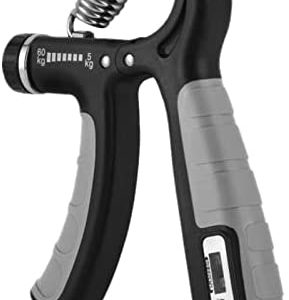 Hand Grip Strength Trainer, Forearm Exerciser,Adjustable Resistance 22-132Lbs (10-60kg),Non-Slip Gripper, for Athletes to Muscle Building and Injury Recovery