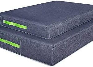 IncStores 8 & 12 Inch Thick Skill Pillow | Giant Crash Pad Pillow | Denim-Wrapped Foam Landing Pad for Learning Gymnastics, Rock Climbing, Bouldering, and Parkour