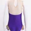 JEEYJOO Girls Ringmaster Showman Trapeze Costume Cosplay Party Fancy Dress Up Leotard with Cape Outfit Set - Image 3