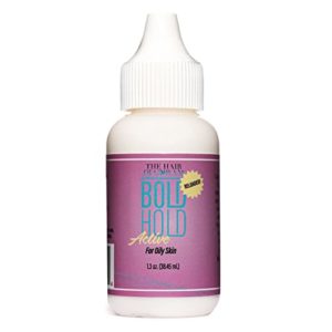 The Hair Diagram - Bold Hold Active Reloaded - Strong Hold Glue for Wigs and Hair Systems - Invisible Bonding - Formulated for Oily Skin - Non Toxic - Humidity Resistant & Waterproof - 1.3oz
