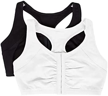 Fruit of the Loom Women's Front Close Racerback Sports Bra - Image 3
