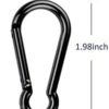 Felicey Aluminum Alloy Carabiner Clip - Aluminum Carabiner for Home, RV, Outdoor,Traveling and Keychain - Image 2