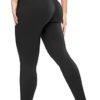 YEOREO Women High Waist Workout Gym Smile Contour Seamless Leggings Yoga Pants Tights - Image 3