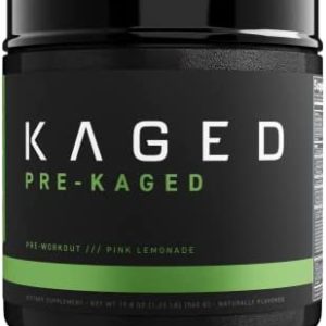 Pre Workout Powder; KAGED MUSCLE Preworkout for Men & Pre Workout Women, Delivers Intense Workout Energy, Focus & Pumps; Supplements, Pink Lemonade, Natural Flavor