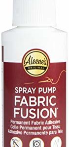 Aleene's 44074 Fusion Pump Spray Fabric Adhesive, Clear