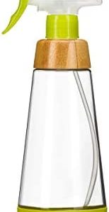 Full Circle Service Refillable Glass 16oz Spray Bottle with Silicone Boot and Pump Head – Reusable, Multi-Use, Green, 16-Ounce