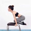 wan Qin Yoga and Exercise Bench,Home Headstand Bench Yoga Inverted Stool Home Inverted Aid Chair (Color : Gray) - Image 3