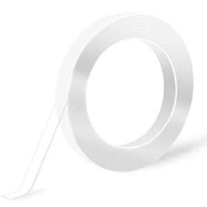 Nano Double Sided Tape Heavy Duty, Multipurpose Removable Mounting Tape Adhesive Grip,Reusable Strong Sticky Wall Tape Strips Transparent Tape Poster Carpet Tape for Paste Items