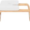 MengK Wooden Yoga Inversion Stool White - Image 8