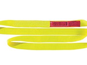 Lift All EN2601NX2 Web Sling, Endless, Nylon, 1" x 2', 2-ply,Yellow