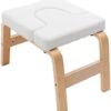 Yoga Headstand Bench,Yoga Inversion Chair,Yoga Inversion Trainer, Wood Frame and PVC Pads,White - Image 8