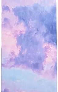 POPFLEX Vegan Suede Yoga Mat With Strap Included - Ultra Absorbent Exercise Mat - Non Slip Yoga Mat - Large Yoga Mat for Women - Wide Yoga Mat, Thick Texture for Stylish Support