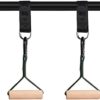 letsgood Wooden Pull Up Climbing Hold Grips with Straps - Hand Grips Strength Trainer Exerciser for Bouldering, Pull-up, Ninja Warrior, Kettlebells, Fitness, Workout - Image 2