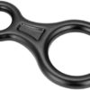 SolUptanisu Climbing,Climbing Rappel 8 Ring, 35KN Figure 8 Aluminum Descender Rappel Ring Rock Climbing Rescue Gear for Rappelling Belaying Climbing (Black) - Image 4