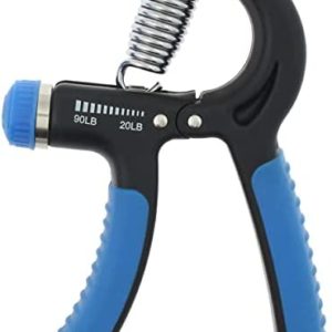 Capelli Sport Hand Grips, Adjustable Finger Exerciser with Ergonomic Handles, 20-90 lbs, Blue/Black
