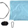 Yoga Hammock Kit, Cool to The Touch Soft Blue Sturdy Nylon Durable Elastic Yoga Hammock with Daisy Chains O for Body Firming for Aerial Yoga(Light Blue) - Image 7