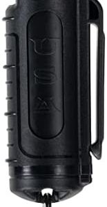 Police Magnum Keychain Pepper Spray Self Defense Belt Clip Holder - 1 Pack Tactical Maximum Strength OC with Dye - Small Case Safety Key Chain for Women & Men - Made in The USA