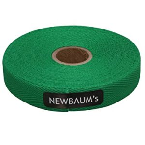 Newbaum's Cotton Cloth Tape, 30ft Roll (Grip Tape for Lyra Hoop, Trapeze and Bike Handlebars) (Grass Green)