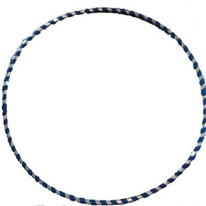Adult 1.5 lb. Hula Hoops Blue Weighted Fitness Dance Workout Exercise Beginner Medium 38 inches round. Get Your Middle Little!