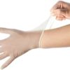 Careplus Disposable Plastic Pro Vinyl Clear Gloves - Image 7