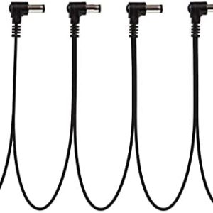 ZRM&E Daisy Chain 1 to 5 Ways Guitar Effects Pedal Accessories Multi-Plug Power Supply Cable for 9V DC Adapter Plug, Guitar Power Supply Adapter