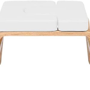 MengK Wooden Yoga Inversion Stool White