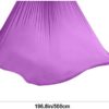 YXCUIDP Durable Elastic Aerial Yoga Hammock Swing Fitness Training Accessory, Aerial Yoga Hammock, Premium Aerial Silk Yoga Swing (Color : Purple, Size : 2.8M) - Image 5