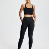 BALEAF Women's Seamless Leggings with Pockets Soft High Waisted Yoga Workout Running Jogger Tight Pants - Image 6