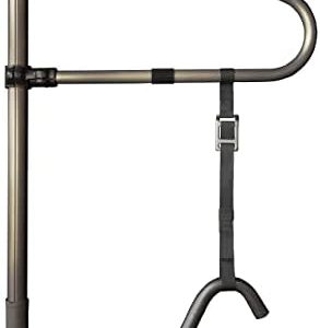 Signature Life Trapeze Grab Bar Accessory, Compatible with The Signature Life Sure Stand Pole - Deep Bronze