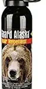 GUARD ALASKA Mace Brand Maximum Strength Bear Spray and Knife Kit – Accurate 20’ Powerful Pepper Spray – Other Outdoor Activities, Large, Black