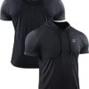 NELEUS Men's 3 Pack Running Shirt Mesh Workout Athletic Shirts with Hoods - Image 2