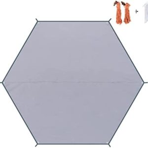 Azarxis Ground Cloth for Tent Tarp Footprint Camping Backpacking Floor Saver Groundsheet Waterproof Sand Free Picnic Hiking with Stakes Rope Carry Bag
