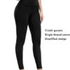 HeyNuts Pure&Plain 7/8 Athletic Leggings for Women Tummy Control Yoga Pants 25'' - Image 2