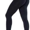 AUROLA Dream Collection Workout Leggings for Women Seamless Scrunch Athletic Running Gym Fitness Active Pants/Size Up - Image 3