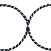 Adult 1.5 lb. Hula Hoops Black Weighted Fitness Dance Workout Exercise Beginner Small 36 inches round. Get Your Middle Little! - Image 2