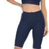 CHRLEISURE High Waisted Yoga Biker Shorts for Women with Pockets, Tummy Control Workout Spandex Shorts - Image 5