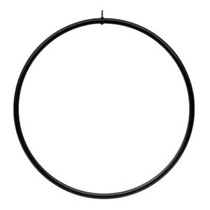 CircusPro Premium Aerial Hoop Lyra - Handmade Single Point Aerial Lyra Hoop 31inch - 640Lbs Capacity Strength Tested Aerial Hoops for Home, Gym and Dancing Studio - High-Quality Aerial Equipment