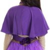 YiZYiF Girls Circus Trapeze Costume Inspired Princess Ruffled Tutu Cosplay Leotard with Arm Sleeves Sets - Image 3