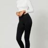 Premium Women's Fleece Lined Leggings - High Waist - Regular and Plus Size - 20+ Colors - Image 4